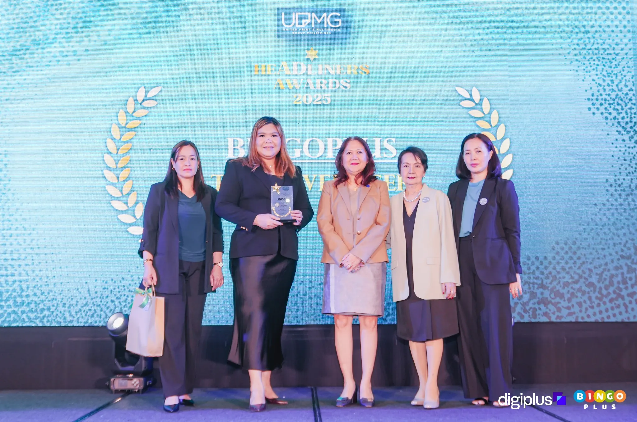 BingoPlus awarded as a Top Advertiser at the UPMG Philippines HeADliners Awards
